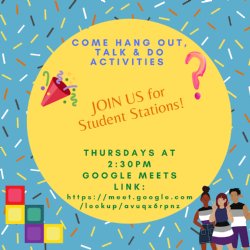 Student Stations Thursday Flyer